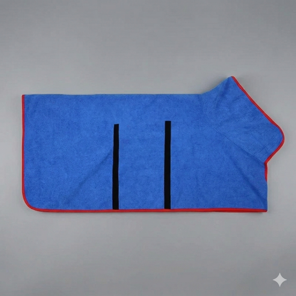 Absorbent Dog Bathrobe - Quick Drying, XS-XL