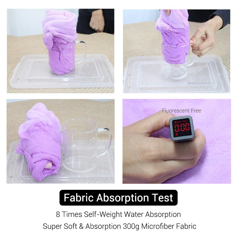Bathrobe for Dogs Super Absorbent Fast Drying Hooded Cute Pet Bathrobe Towel for Cats Dogs Adjustable Microfiber Coat Corgi Pugs