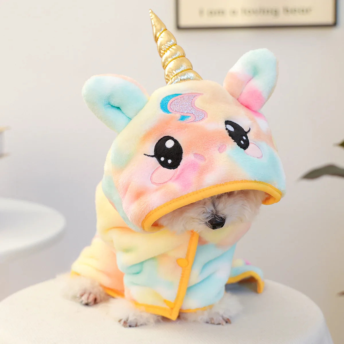 PETCIRCLE pet clothes small dog cute dog cartoon bath towel bathrobe cat nightgown collection