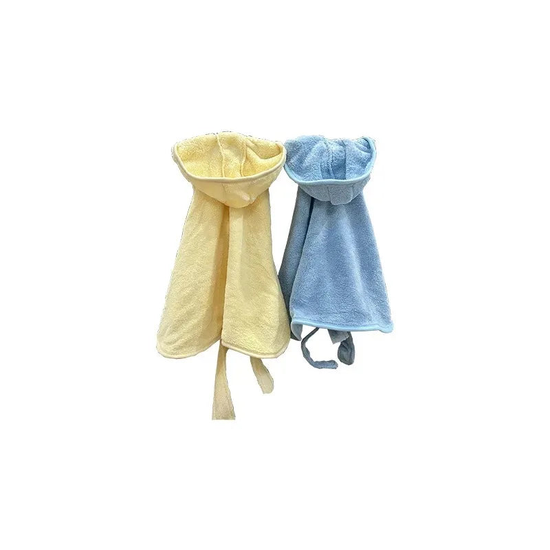 Quick Drying Dog Bathrobe Soft Microfiber Pet Towel Robe Hooded Warm Bath Robe for Small Medium Dogs Cats Puppy Pet Supplies